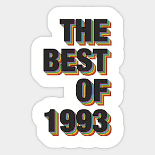 The Best Of 1993 Sticker